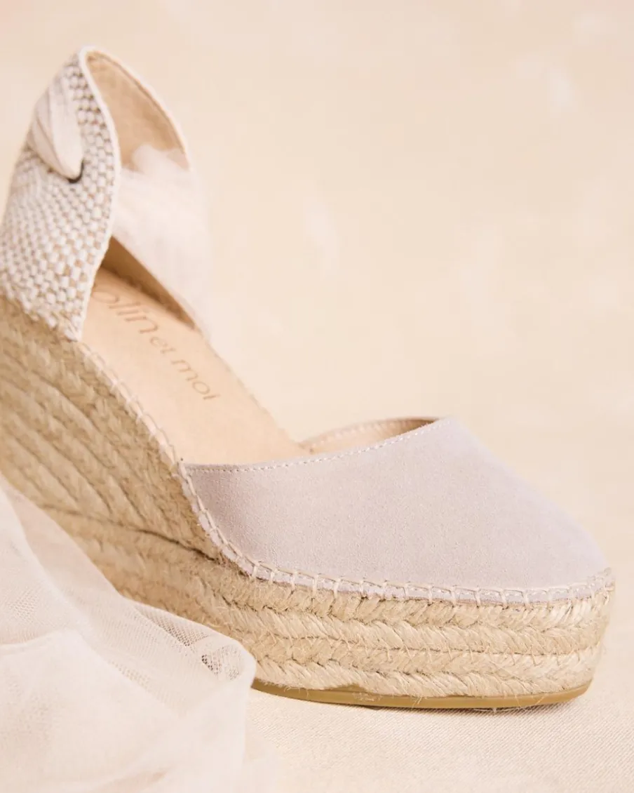 Espadrilles-Polin et moi Espadrille compensée Hortense Sable