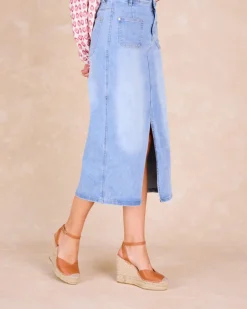 Espadrilles-Polin et moi Espadrille compensée Lavinia Cuir