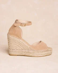 Espadrilles-Polin et moi Espadrille compensée Victoire BEIGE