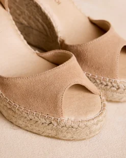Espadrilles-Polin et moi Espadrille compensée Victoire BEIGE