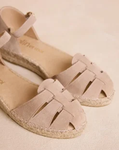 Espadrilles-Polin et moi Espadrille crabe Eugénie Taupe