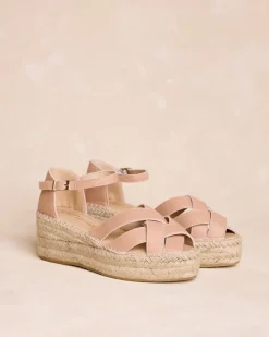 Espadrilles-Polin et moi Espadrille en croûte de cuir Cornelia Maquillage