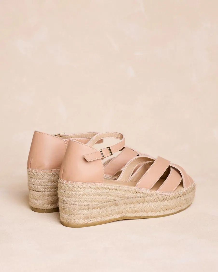 Espadrilles-Polin et moi Espadrille en croûte de cuir Cornelia Maquillage