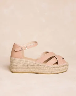 Espadrilles-Polin et moi Espadrille en croûte de cuir Cornelia Maquillage