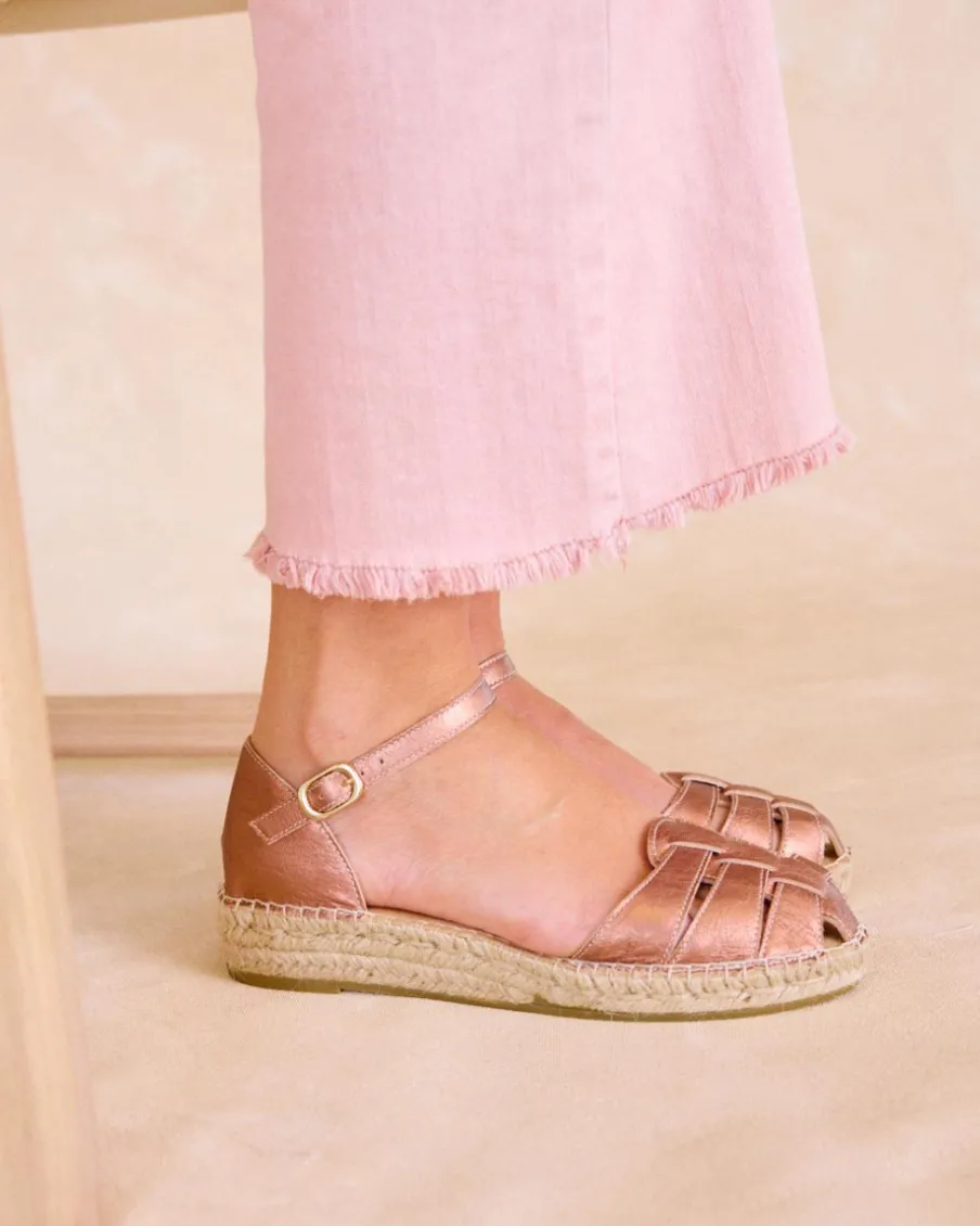 Espadrilles-Polin et moi Espadrille mangeuse de crabe Adèle MAQUILLAGE