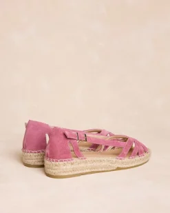 Espadrilles-Polin et moi Espadrille plate Adara Framboise