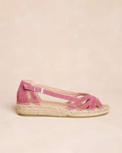 Espadrilles-Polin et moi Espadrille plate Adara Framboise