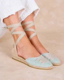 Espadrilles-Polin et moi Espadrilles à lanières Ludovica Eucalyptus