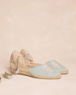 Espadrilles-Polin et moi Espadrilles à lanières Ludovica Eucalyptus