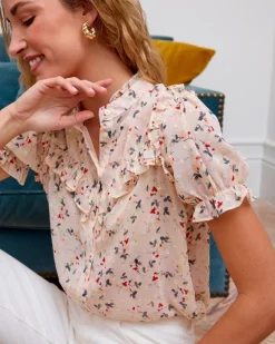 Chemisiers Et Chemises-Polin et moi Flor ma Blouse Cru