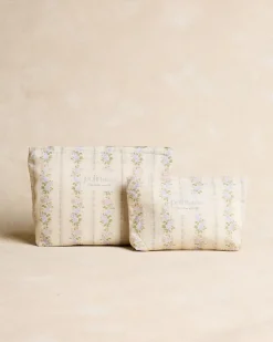 Domicile-Polin et moi Grande Trousse de Toilette Fleurs Kaleidra MAUVE