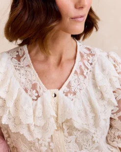 T-shirts Et Hauts-Polin et moi Haut brodé Griselda Cru