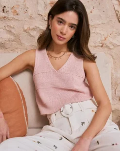 Point|T-shirts Et Hauts-Polin et moi Haut en maille Camilia Rose