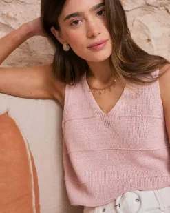 Point|T-shirts Et Hauts-Polin et moi Haut en maille Camilia Rose