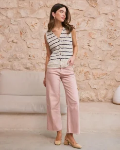 Point|T-shirts Et Hauts-Polin et moi Haut rayé Lea Marin