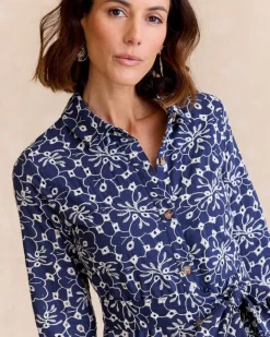 Maternité|Robes Et Combinaisons-Polin et moi Isa Robe Brodée denim