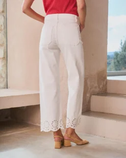 Pantalon-Polin et moi Jean Broderie Vesta Cru