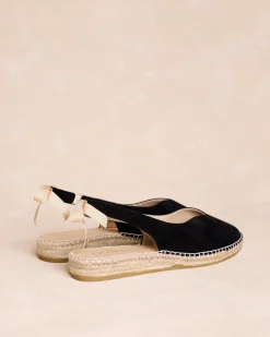 Espadrilles-Polin et moi Kaia Bow Espadrille noir