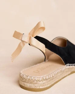 Espadrilles-Polin et moi Kaia Bow Espadrille noir