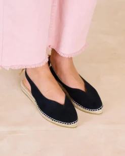 Espadrilles-Polin et moi Kaia Bow Espadrille noir