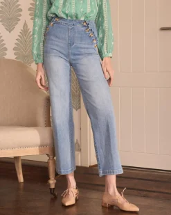 Pantalon-Polin et moi Lili Jean à volants DENIM