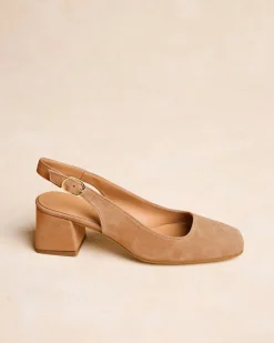 Talons Hauts-Polin et moi Luisa Slingback Chaussure beige