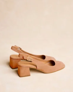 Talons Hauts-Polin et moi Luisa Slingback Chaussure beige