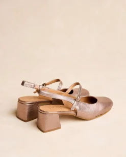 Talons Hauts-Polin et moi Mary Jane Cesia Talon Bronze