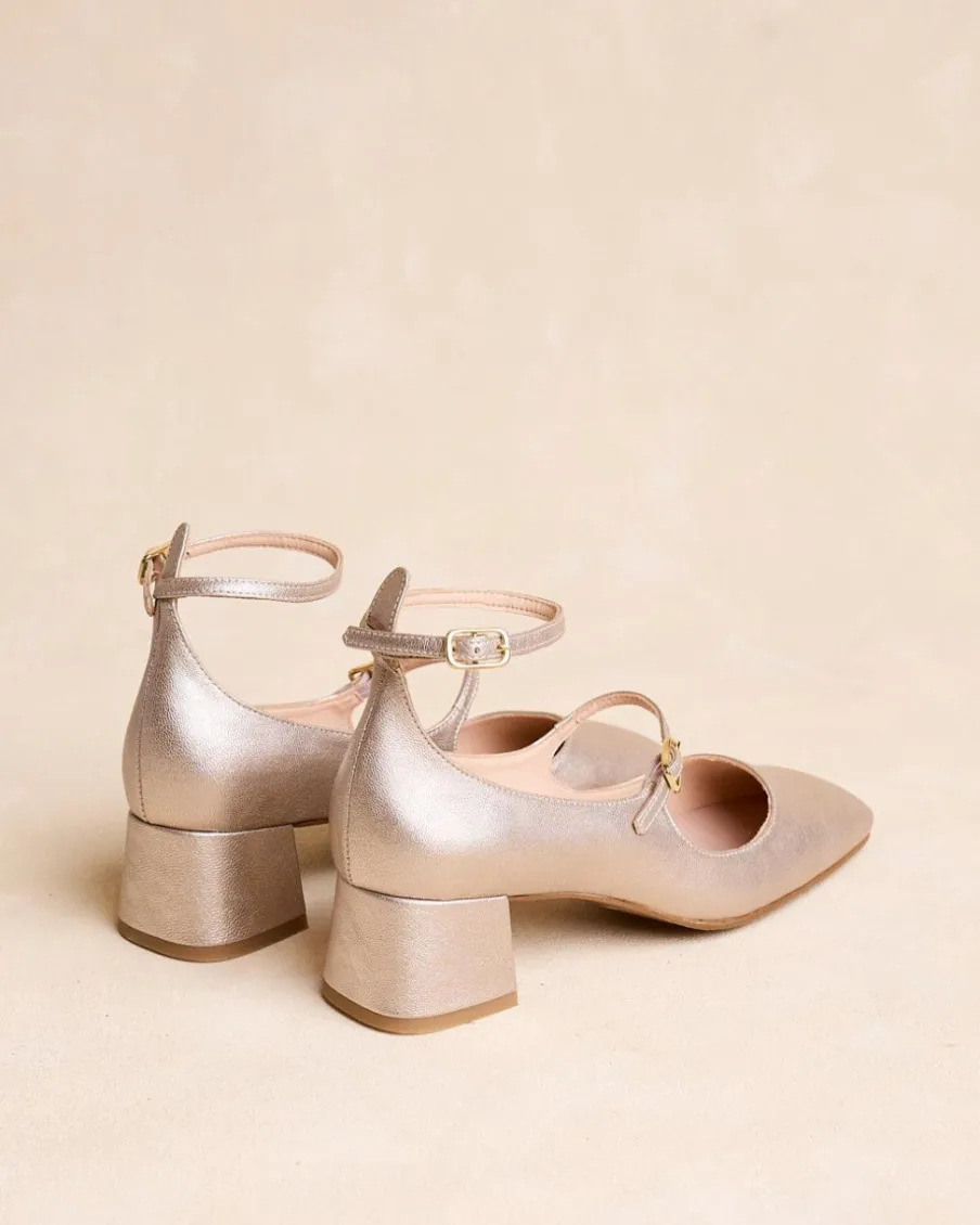 Talons Hauts-Polin et moi Mary Jane Ilia argent