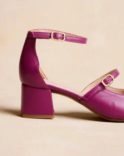 Talons Hauts-Polin et moi Mary Jane Tiras Leena Pourpre