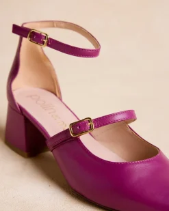 Talons Hauts-Polin et moi Mary Jane Tiras Leena Pourpre