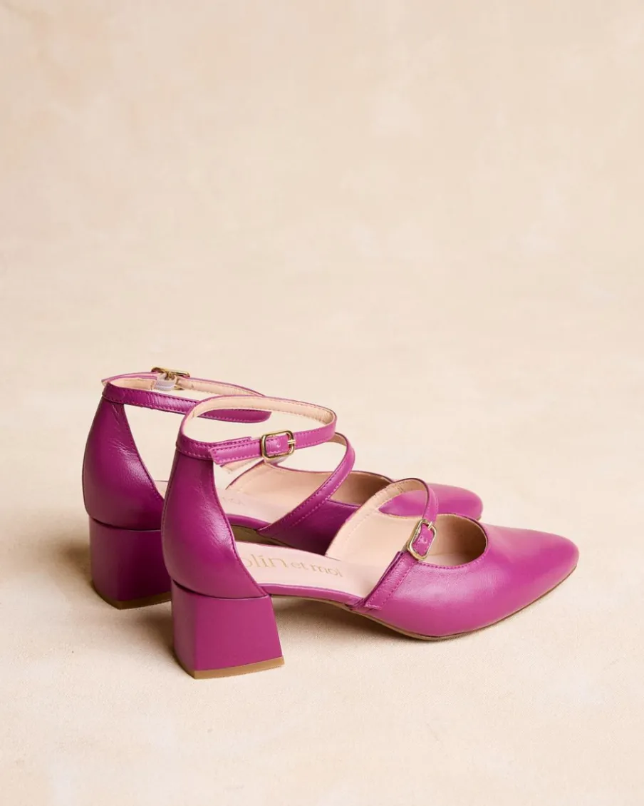 Talons Hauts-Polin et moi Mary Jane Tiras Leena Pourpre