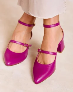 Talons Hauts-Polin et moi Mary Jane Tiras Leena Pourpre