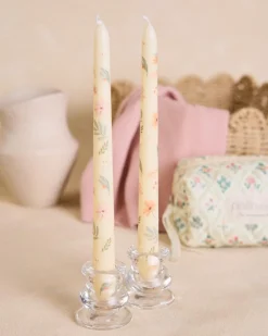 Domicile-Polin et moi Pack de bougies fleur Fiorenza Nu