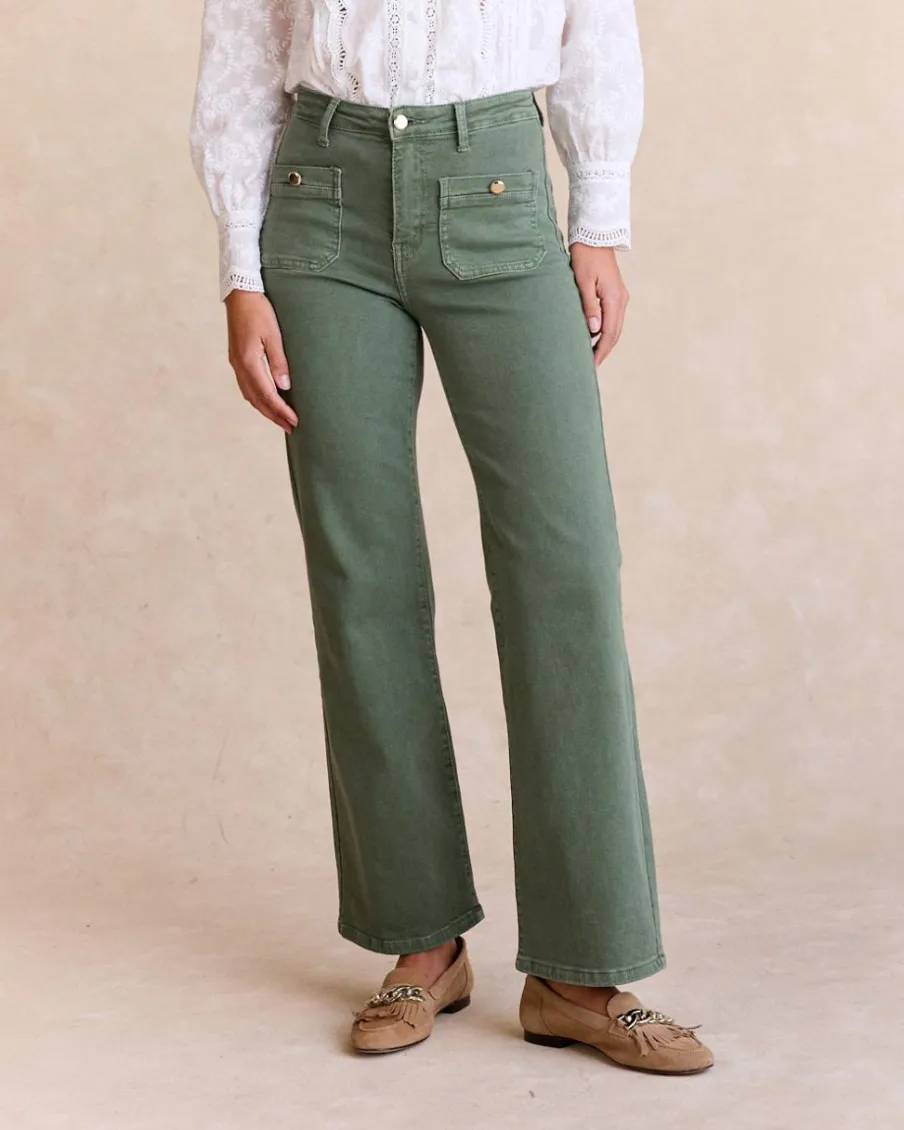 Pantalon-Polin et moi Pantalon en denim Kasandra Vertforêt