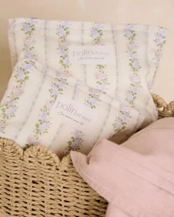 Domicile-Polin et moi Petite trousse de toilette Selenia Flowers MAUVE