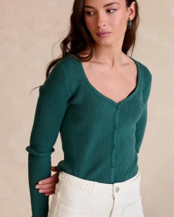 Point|Cardigans Et Pulls-Polin et moi Pull en maille Verda Vertpomme
