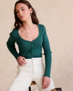 Point|Cardigans Et Pulls-Polin et moi Pull en maille Verda Vertpomme