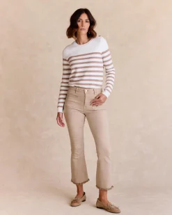 Point|Cardigans Et Pulls-Polin et moi Pull rayé Eugenia Cru