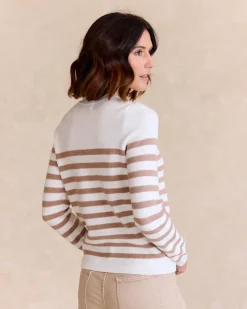 Point|Cardigans Et Pulls-Polin et moi Pull rayé Eugenia Cru