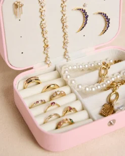 Domicile-Polin et moi Rectangulaire lisse bijoutier ROSE