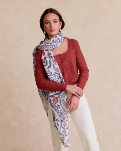 Foulards-Polin et moi Rieti imprimer Écharpe Cru