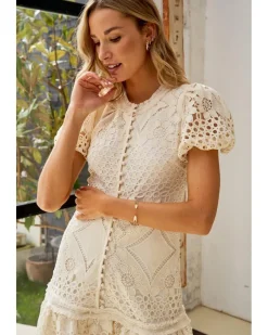 Robes Et Combinaisons-Polin et moi Robe Briseida Batista Cru