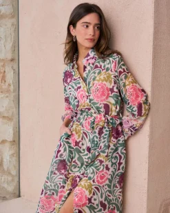 Maternité|Robes Et Combinaisons-Polin et moi Robe chemise Geraldine Vertémeraude