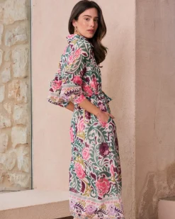 Maternité|Robes Et Combinaisons-Polin et moi Robe chemise Geraldine Vertémeraude