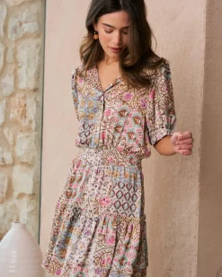 Robes Et Combinaisons-Polin et moi Robe courte Eleanor Cru