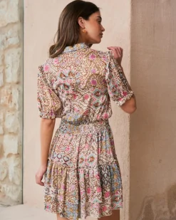 Robes Et Combinaisons-Polin et moi Robe courte Eleanor Cru