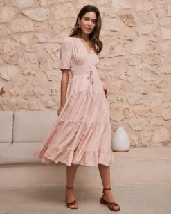 Robes Et Combinaisons-Polin et moi Robe froncée Melissa MAQUILLAGE