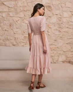 Robes Et Combinaisons-Polin et moi Robe froncée Melissa MAQUILLAGE