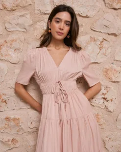 Robes Et Combinaisons-Polin et moi Robe froncée Melissa MAQUILLAGE